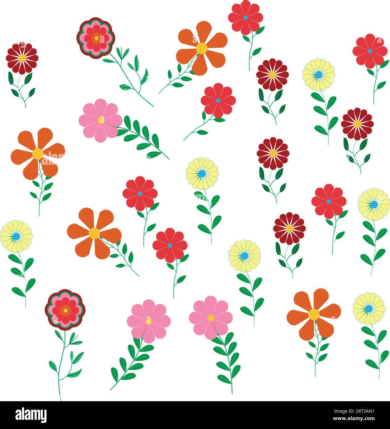 Motivo floreale: Elegante motivo floreale tropicale con fiori. stampe floreali. Trama vettoriale senza cuciture. Bouquet primaverile. Design floreale all over Illustrazione Vettoriale