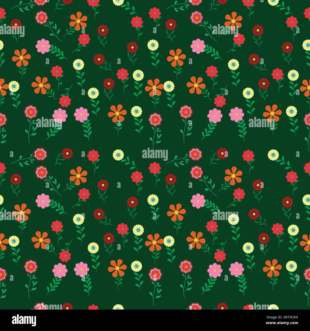 Motivo floreale: Elegante motivo floreale tropicale con fiori. stampe floreali. Trama vettoriale senza cuciture. Bouquet primaverile. Design floreale all over Illustrazione Vettoriale