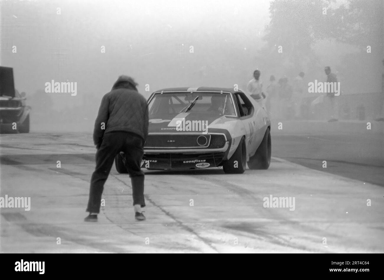 1971 Watkins Glen Trans am, Peter Revson, American Racing Associates AMC Javelin AMX Foto Stock