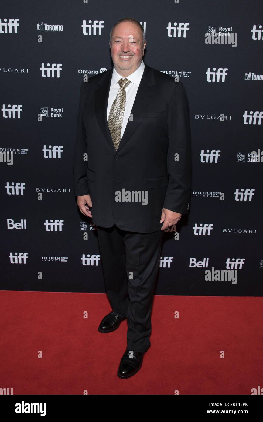 Toronto, Canada. 10 settembre 2023. Jean-Luc De Fanti partecipa alla prima del "Daddio" al TIFF Bell Lightbox di Toronto. Credito: SOPA Images Limited/Alamy Live News Foto Stock