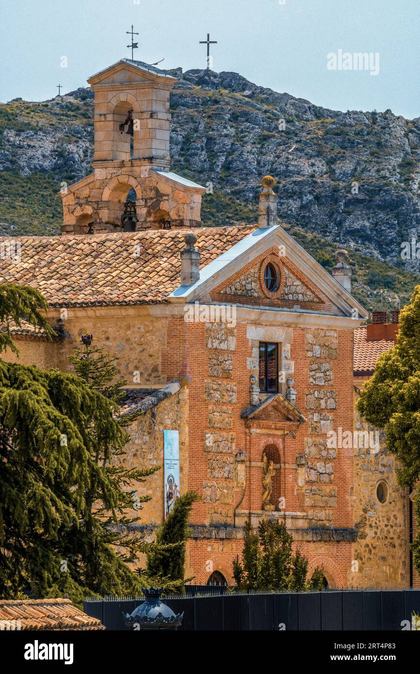 Ex convento dei Carmelitani scalzi e chiesa di Carmen, devozione e culto della Vergine. Burgo de Osma, città di Osma, Soria, Spagna, Europa Foto Stock