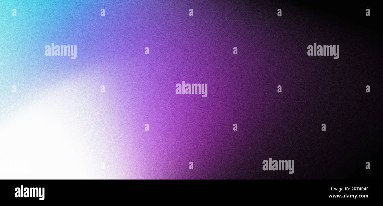 Sfondo grigio scuro viola bianco blu sfumatura nero granuloso texture rumore granuloso sfondo intestazione sito Web Foto Stock