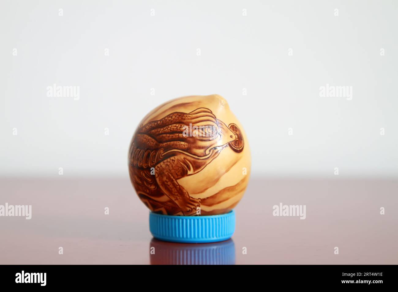 arte e artigianato dei fiori caldi di zucca Foto Stock