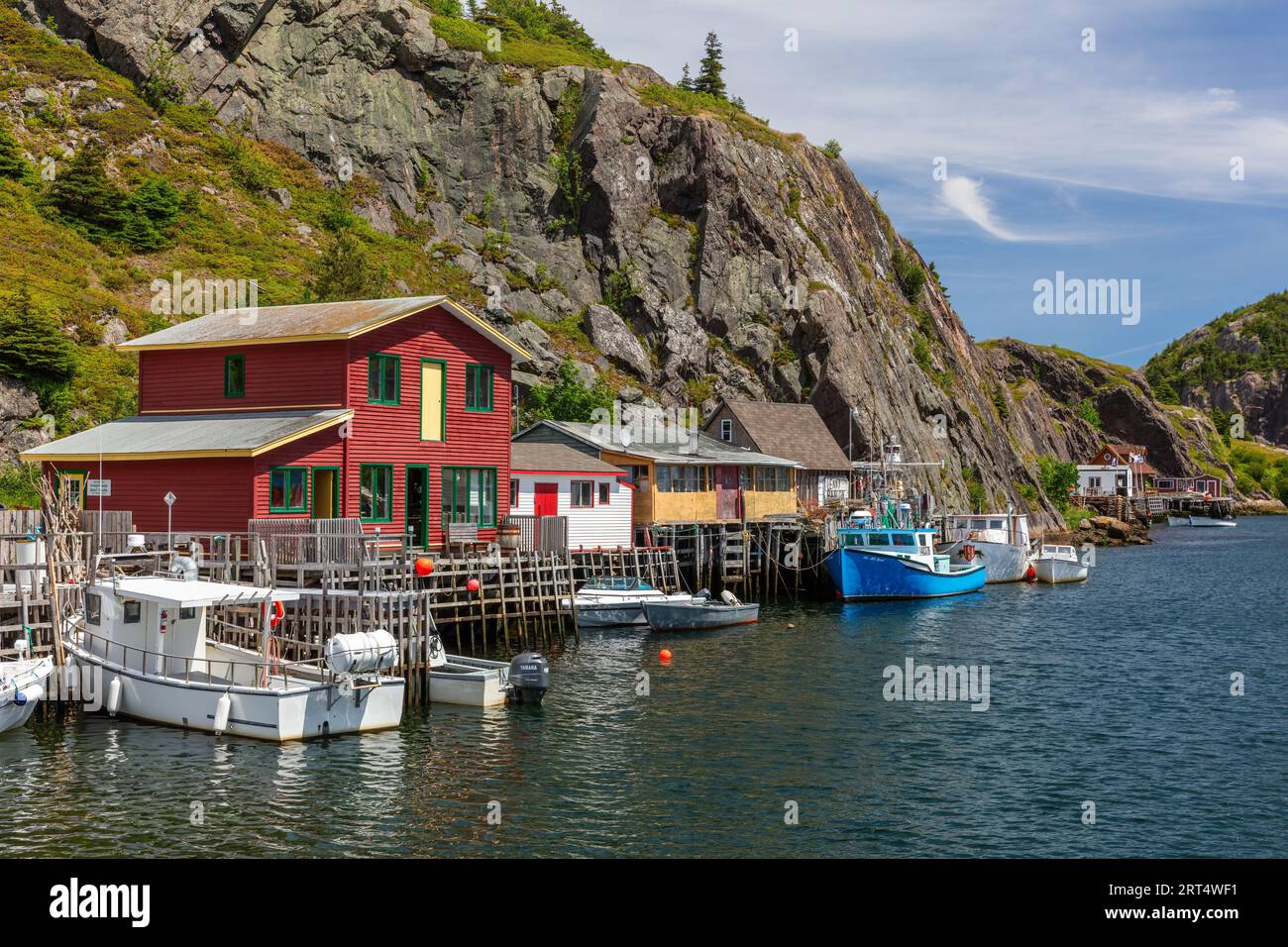 Quidi Vidi Village, San Giovanni, Terranova, Canada Foto Stock