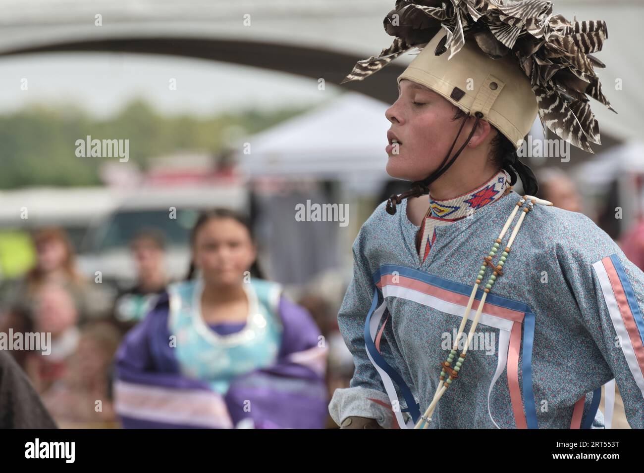 Nanticoke Powwow 2023, Milton, Delaware USA. Foto Stock