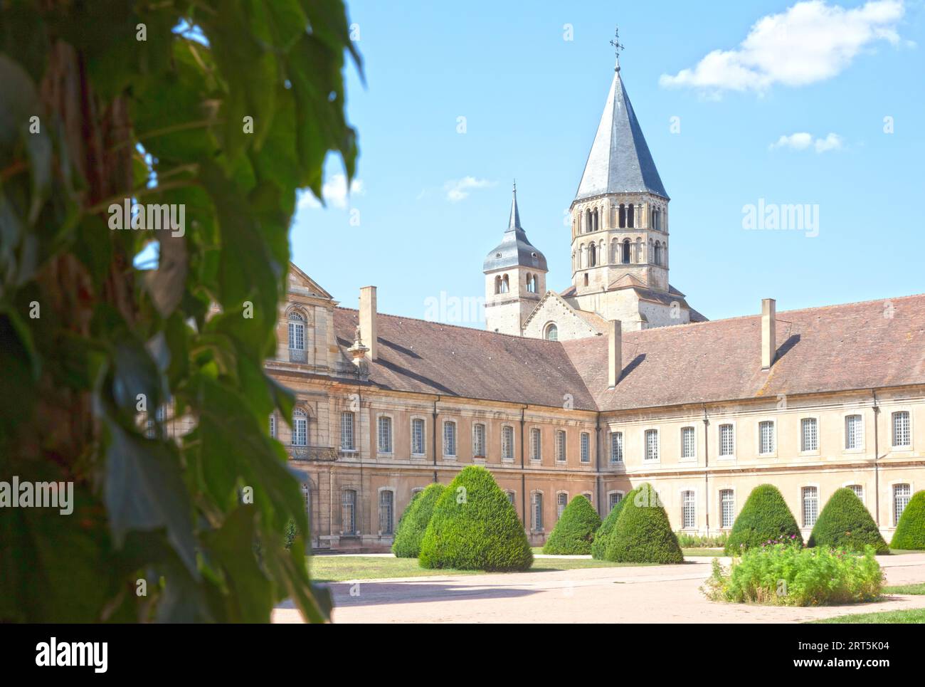 Abbazia di Cluny nel cuore della Borgogna, Francia Foto Stock