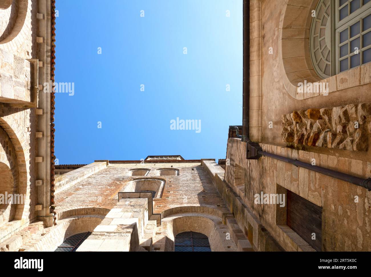 Abbazia di Cluny nel cuore della Borgogna, Francia Foto Stock