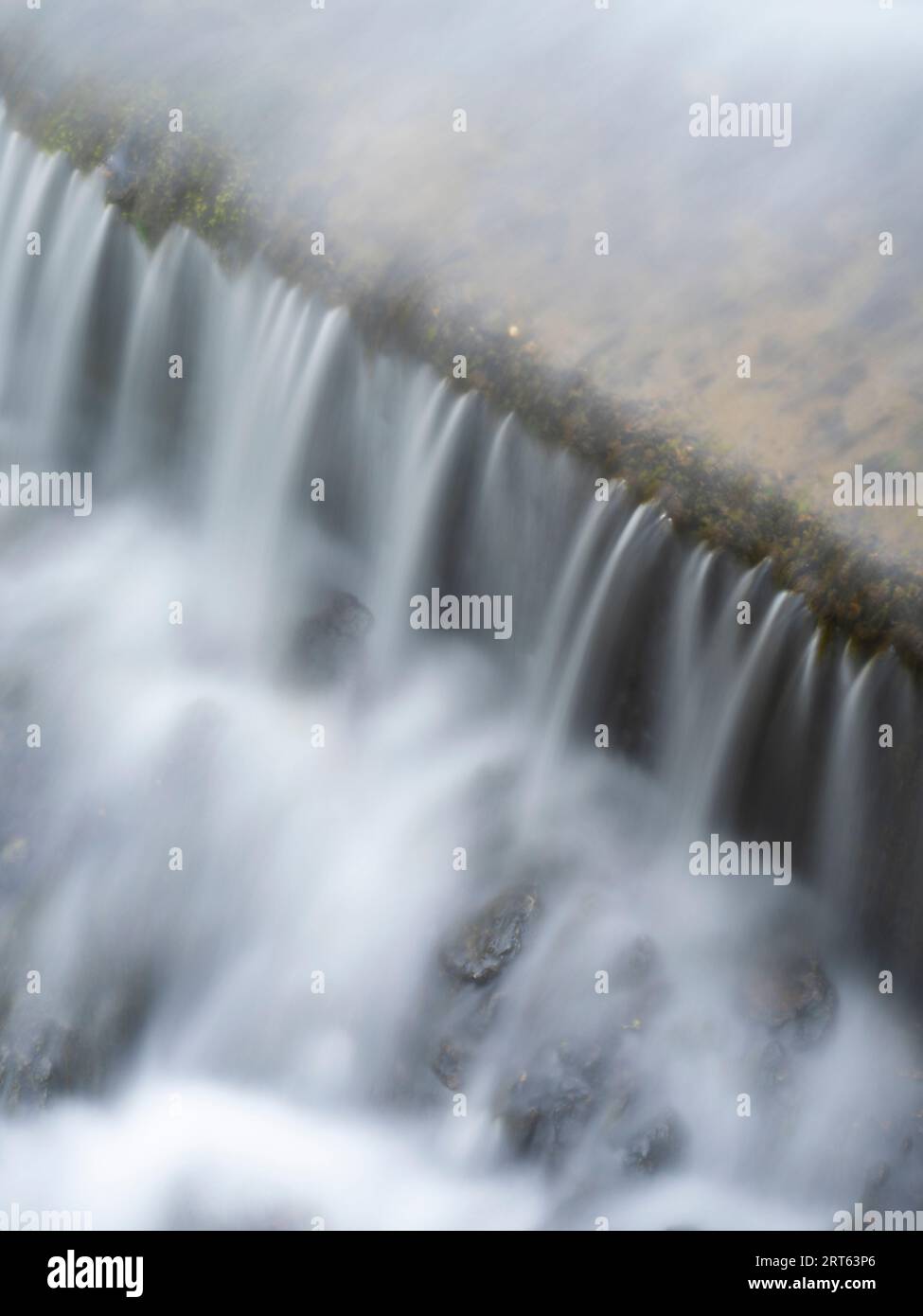 New Pool Hollow, Carding Mill Valley, Church Stretton, Shropshire, Inghilterra. Foto Stock