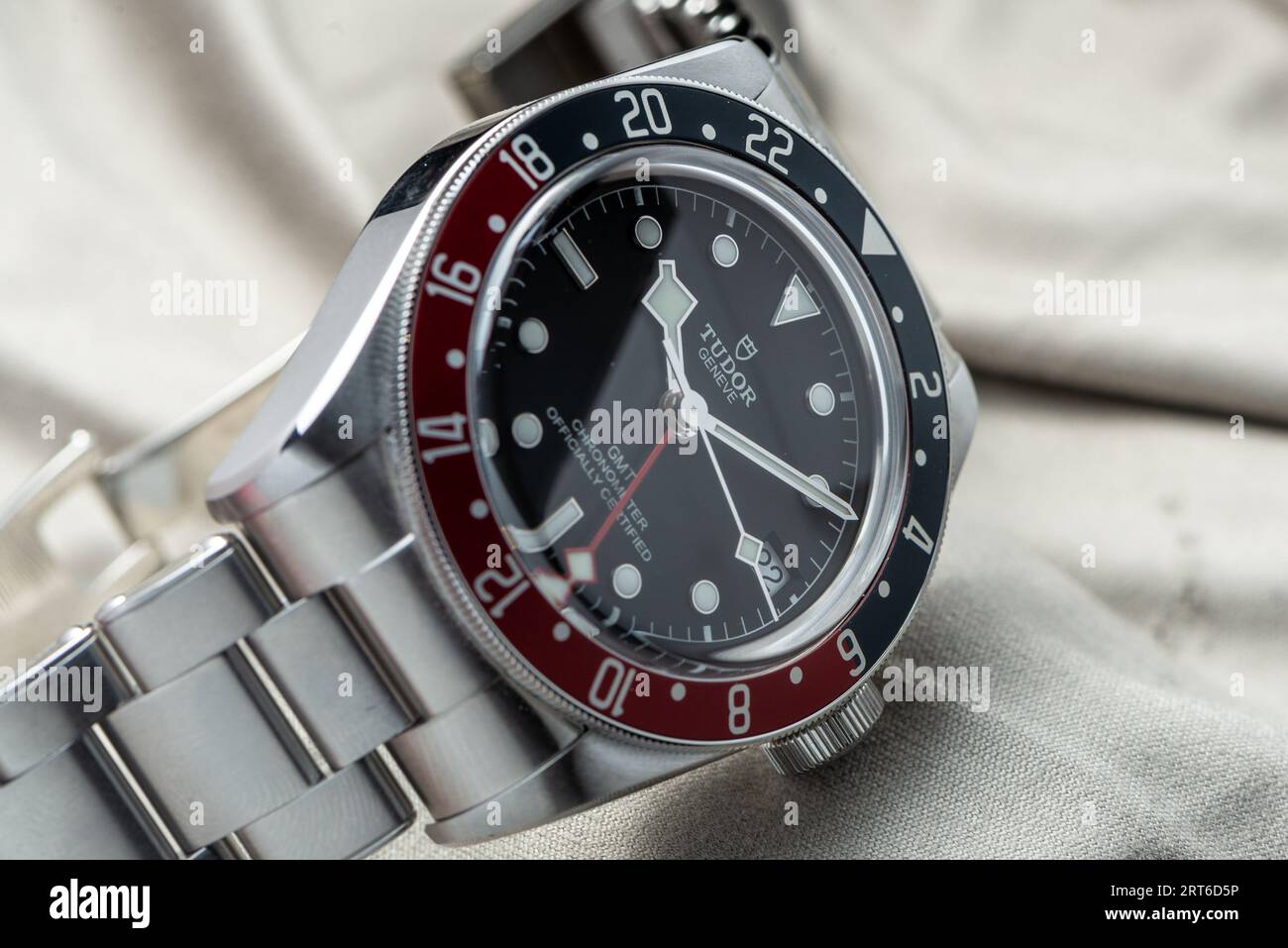 Tudor Black Bay GMT Foto Stock