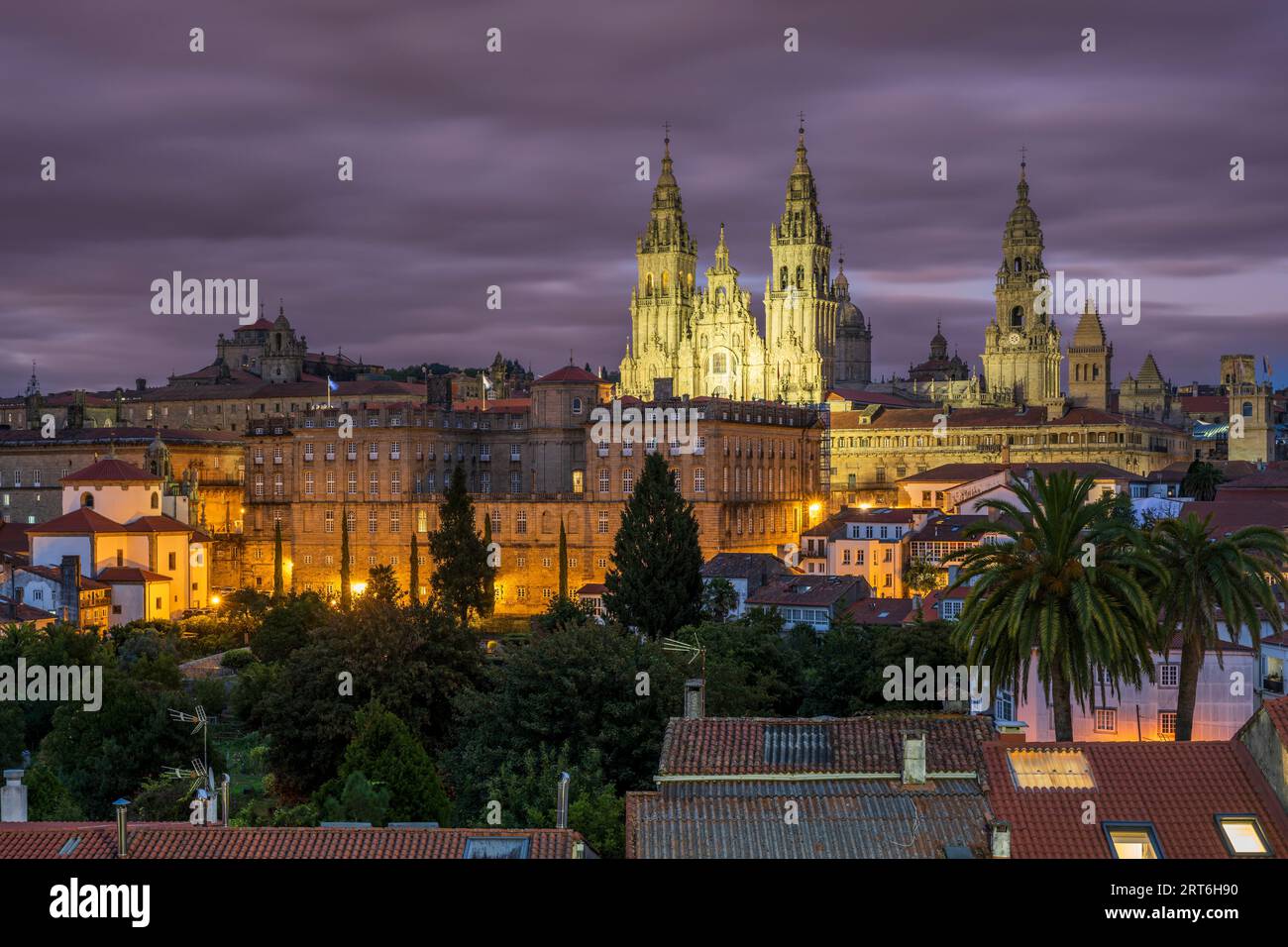 Santiago de Compostela, Galizia, Spagna Foto Stock