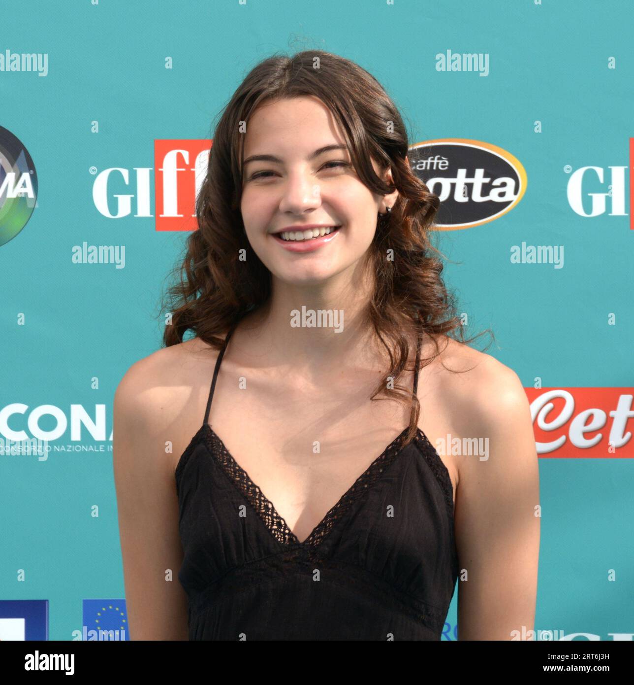 GIFFONI VALLE PIANA, ITALIA - luglio 27,2023 : Nicole Sorace al Giffoni Film Festival 2023 - il 27 luglio 2023 a Giffoni Valle piana, Italia. Foto Stock