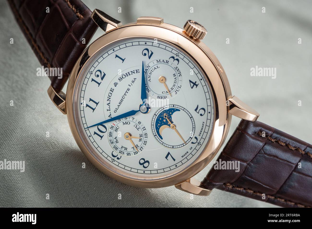 A. Lange & Söhne Calendario annuale 1815 Foto Stock