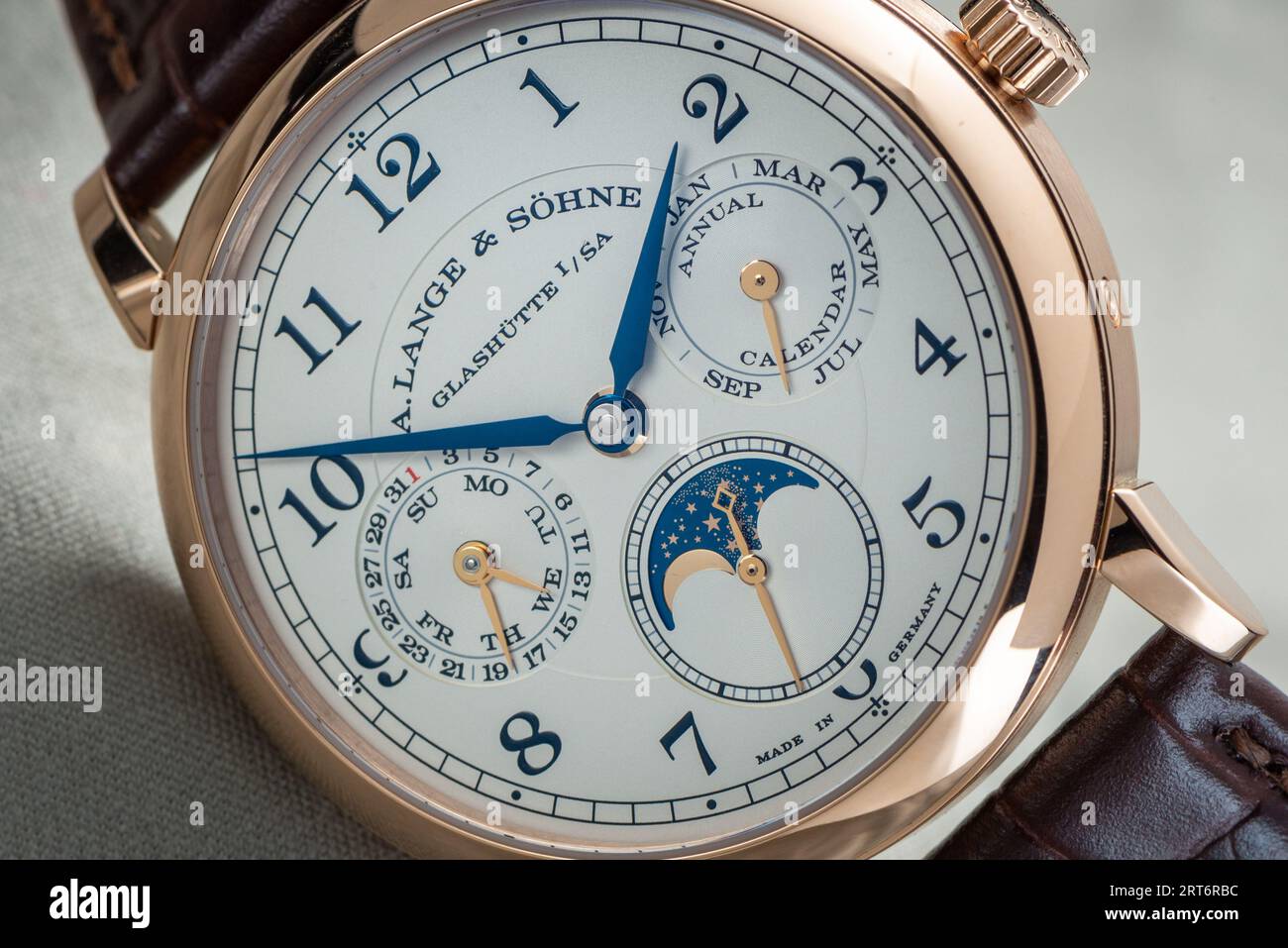A. Lange & Söhne Calendario annuale 1815 Foto Stock