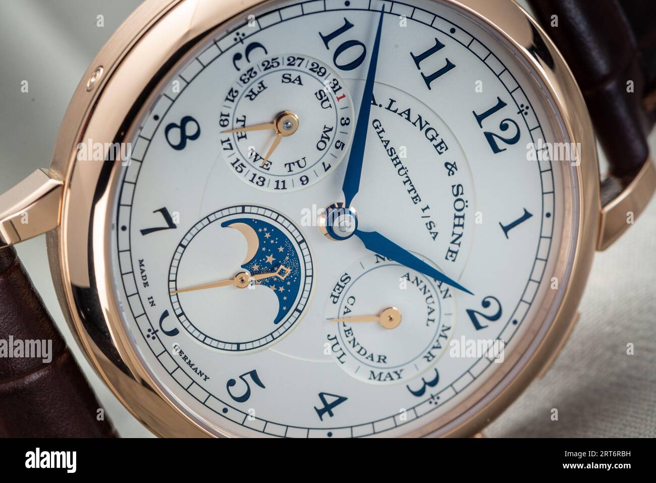 A. Lange & Söhne Calendario annuale 1815 Foto Stock