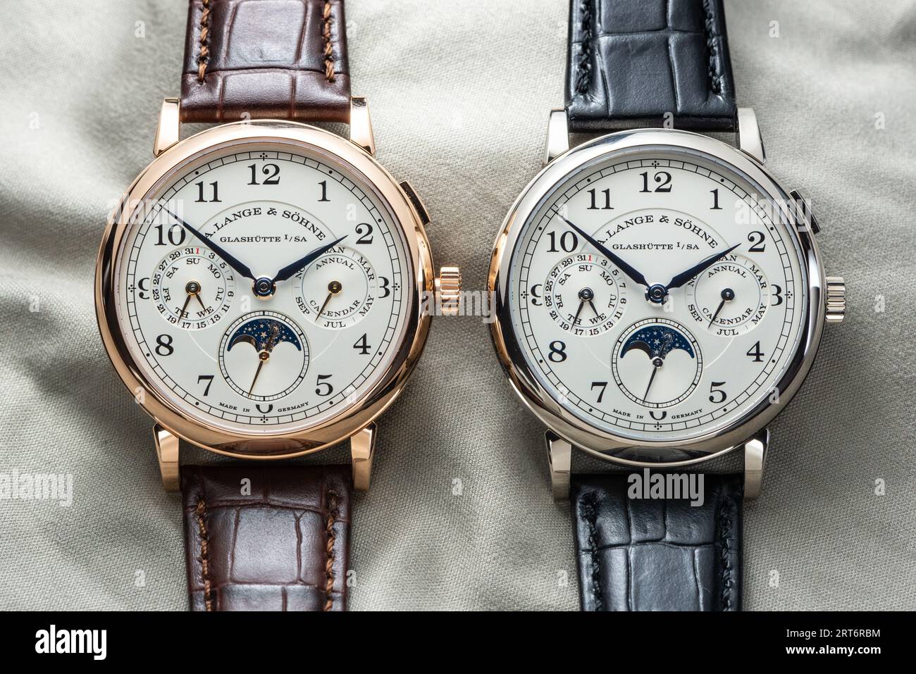 A. Lange & Söhne Calendario annuale 1815 Foto Stock