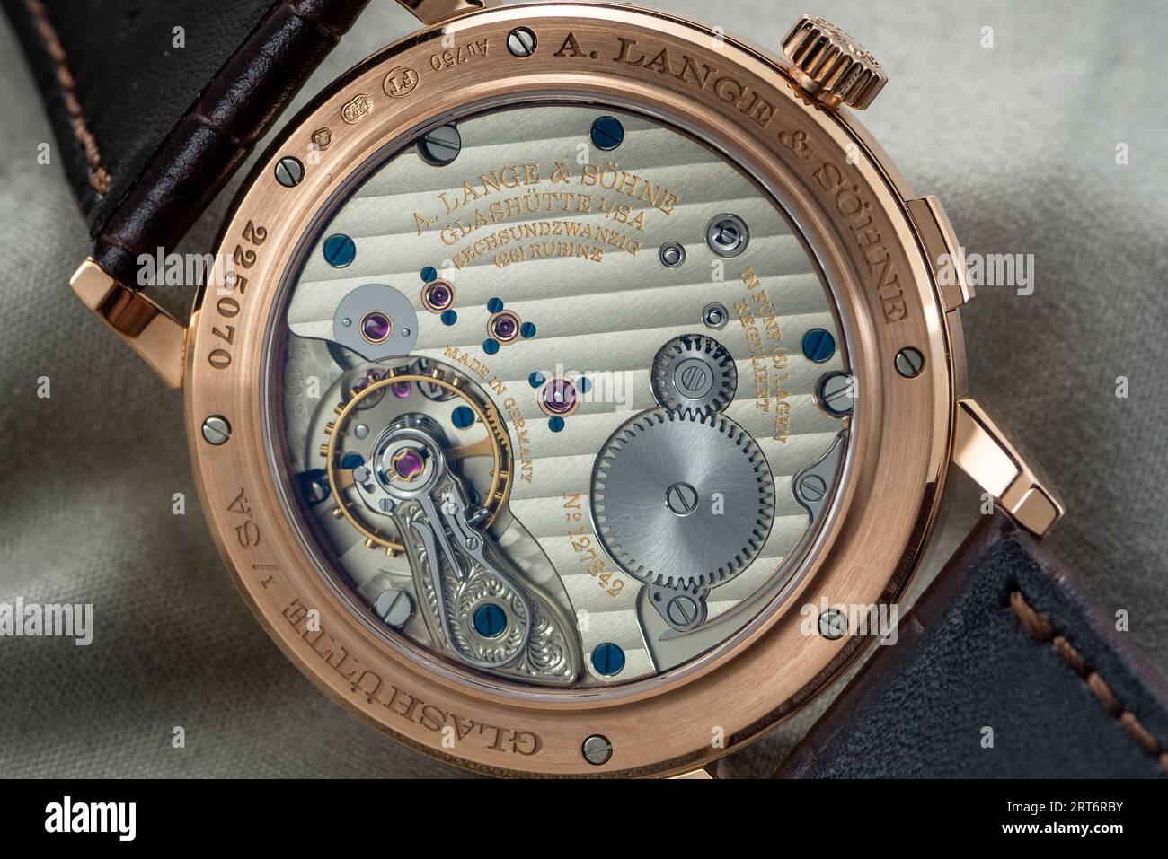 A. Lange & Söhne Calendario annuale 1815 Foto Stock