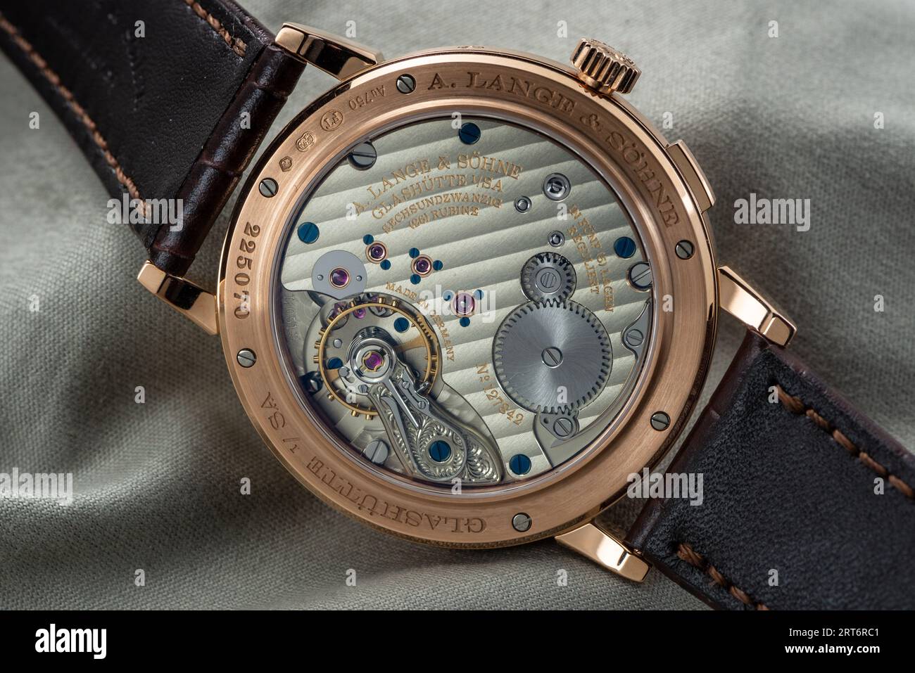 A. Lange & Söhne Calendario annuale 1815 Foto Stock