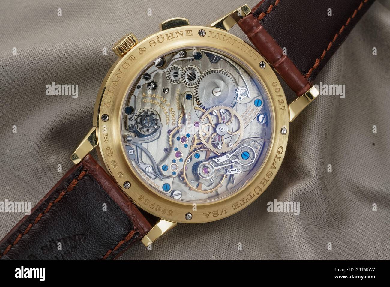 A. Lange & Söhne 1815 omaggio a Lange Foto Stock