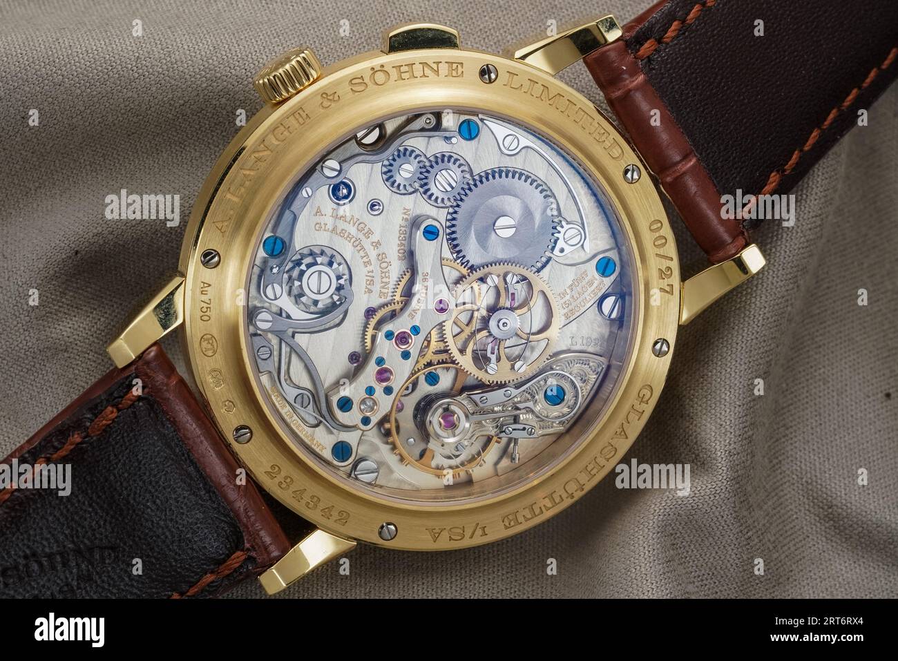 A. Lange & Söhne 1815 omaggio a Lange Foto Stock