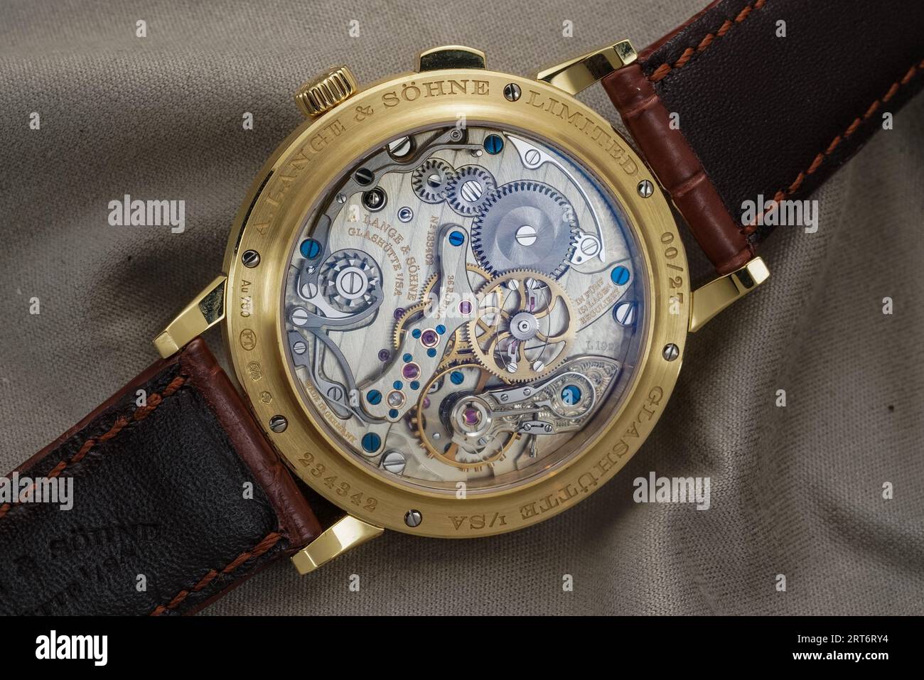 A. Lange & Söhne 1815 omaggio a Lange Foto Stock