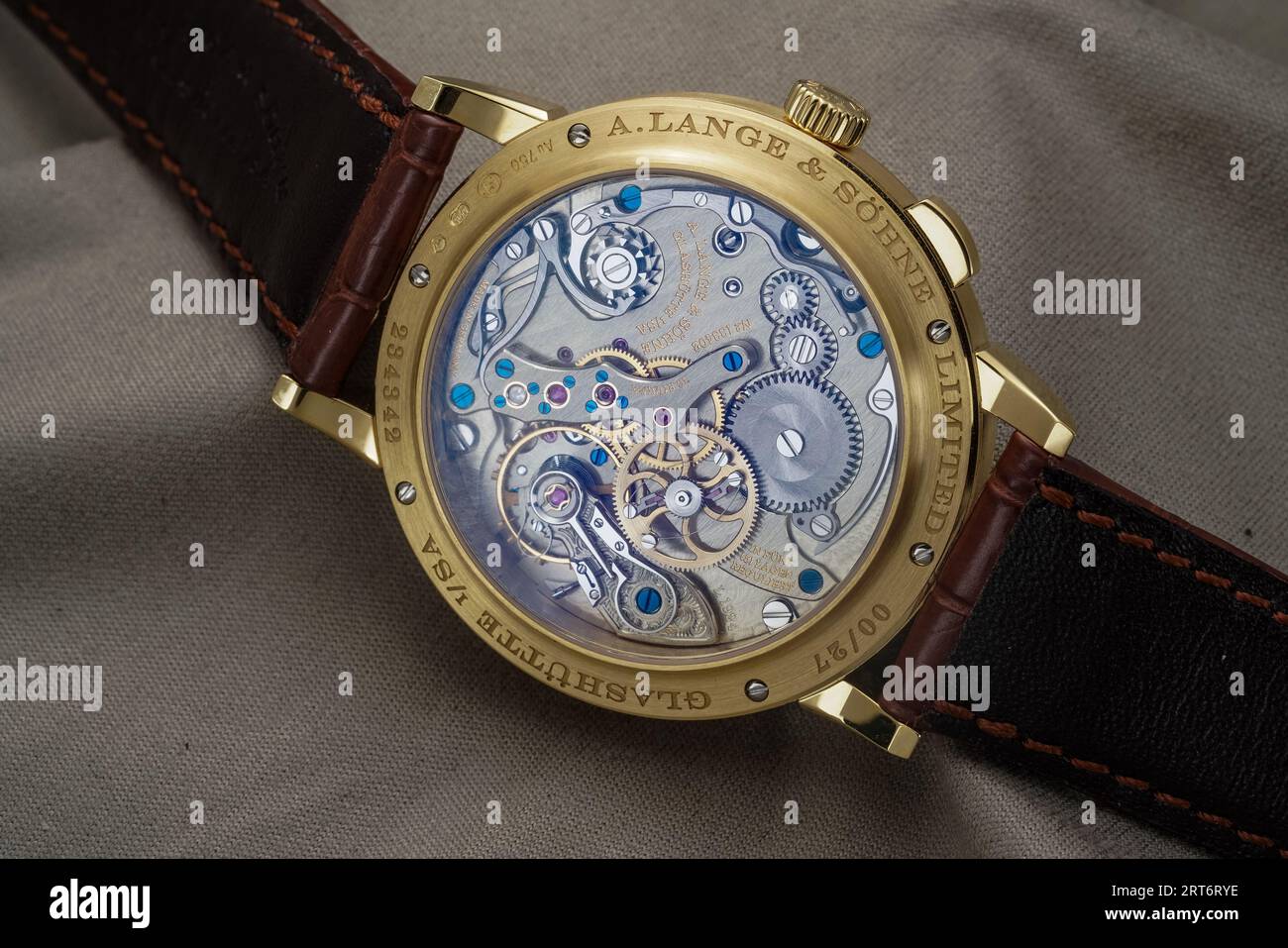 A. Lange & Söhne 1815 omaggio a Lange Foto Stock