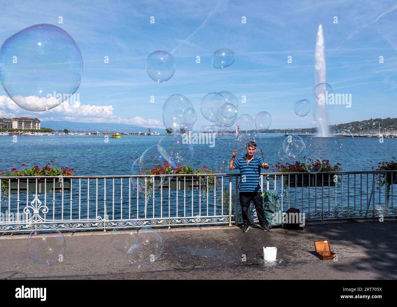 Centro di Ginevra, Svizzera Foto Stock