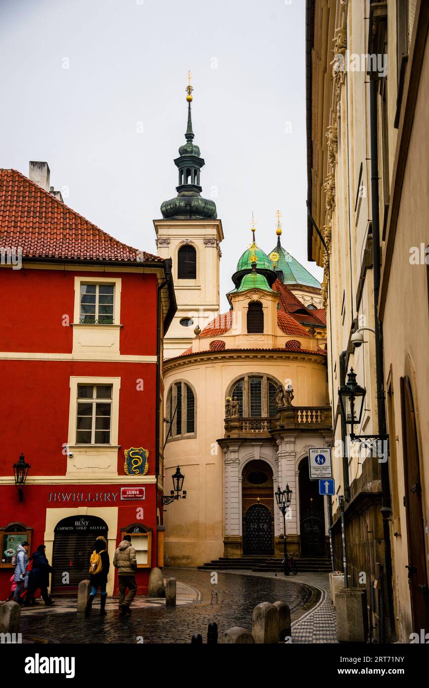 Cappella Valacchiana nel centro di Praga, nella Repubblica Ceca. Foto Stock