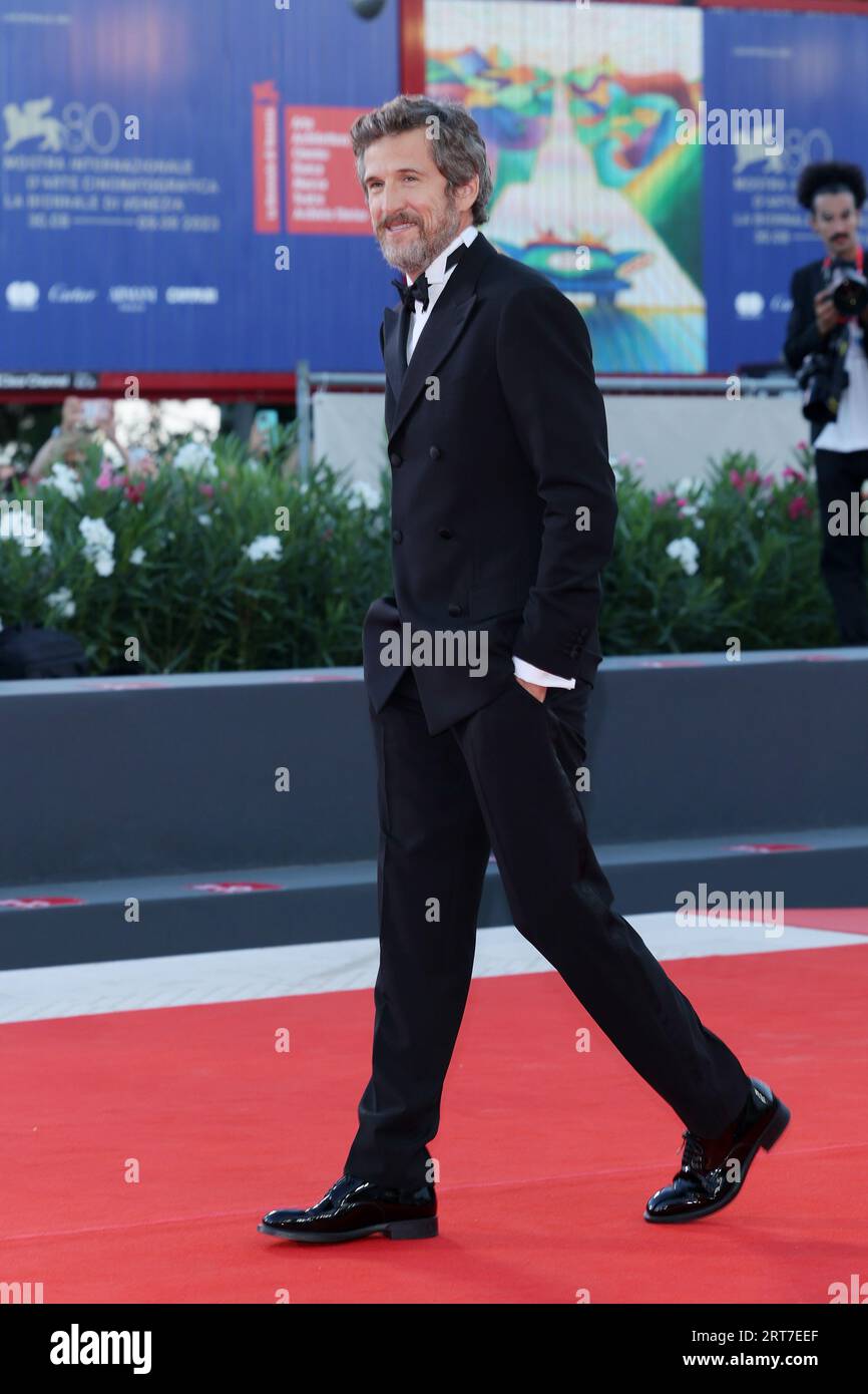 VENEZIA, ITALIA - 08 settembre: Guillaume Canet partecipa ad un Red carpet per il film "Hors-Saison (fuori stagione)" alla 80° Mostra Internazionale d'Arte cinematografica di Venezia l'8 settembre 2023 a Venezia, Italia. (Foto di Mark Cape/Insidefoto) Foto Stock