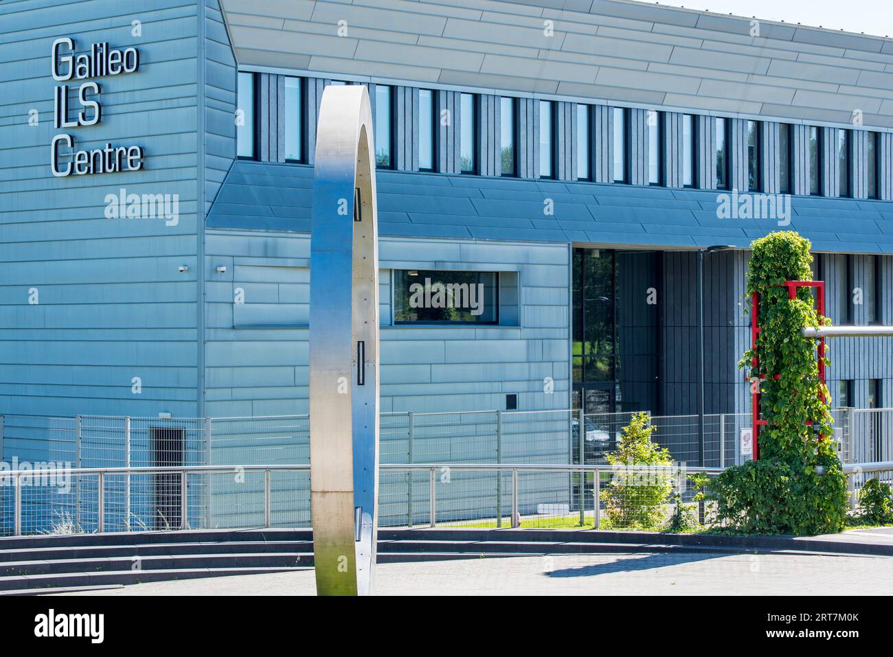 Galileo ILS Centre nel GALAXIA European Space Applications Park a Transinne, Libin, Lussemburgo, Vallonia, Belgio Foto Stock