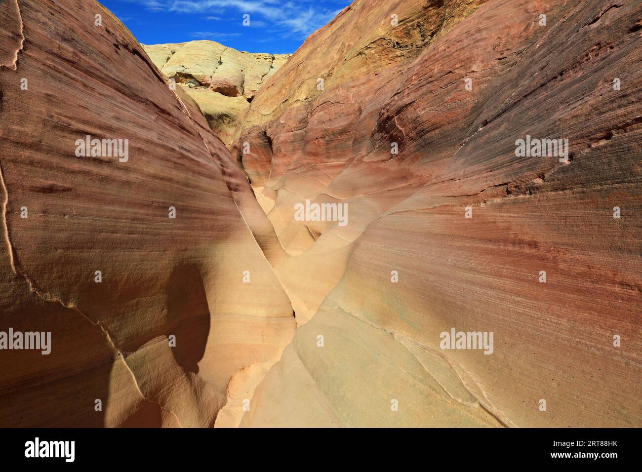Pastel Canyon - Valley of Fire State Park, Nevada Foto Stock