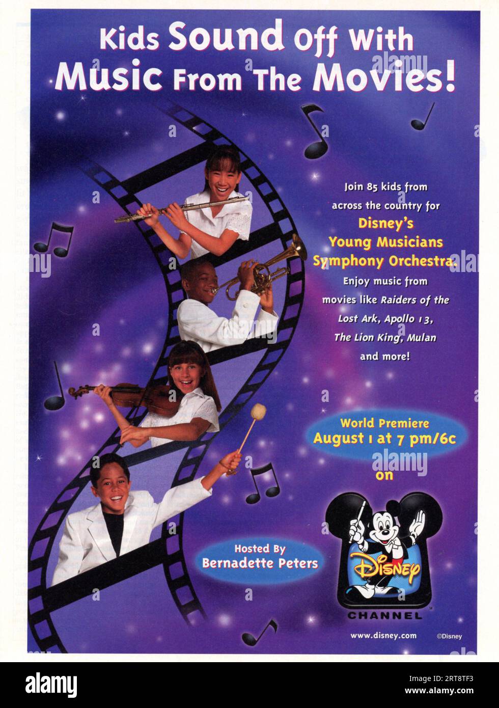 Vintage 'Time' magazine 3 agosto 1998 Issue Advert, USA Foto Stock