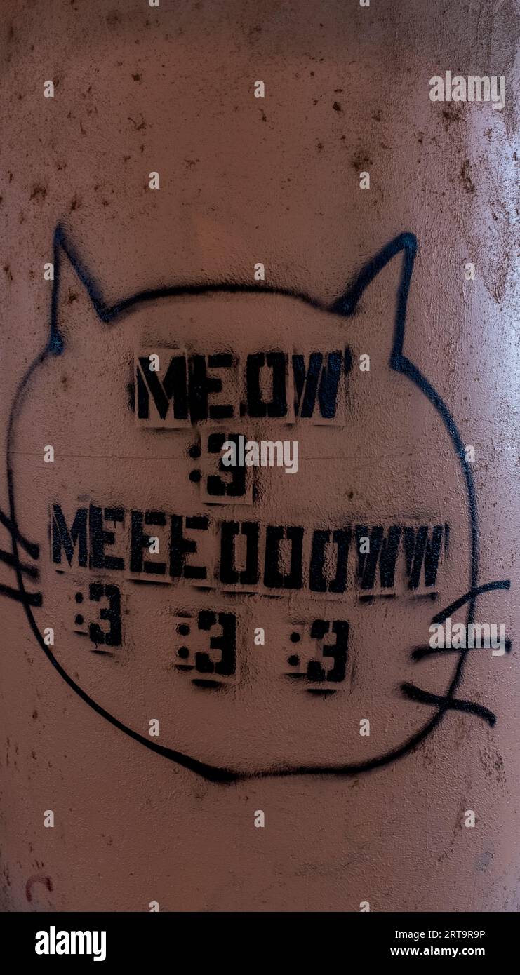 graffiti ad Albuquerque, New Mexico Foto Stock