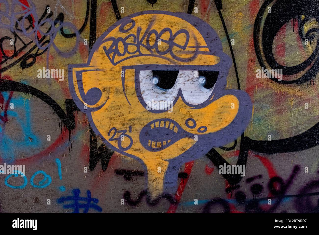 graffiti ad Albuquerque, New Mexico Foto Stock