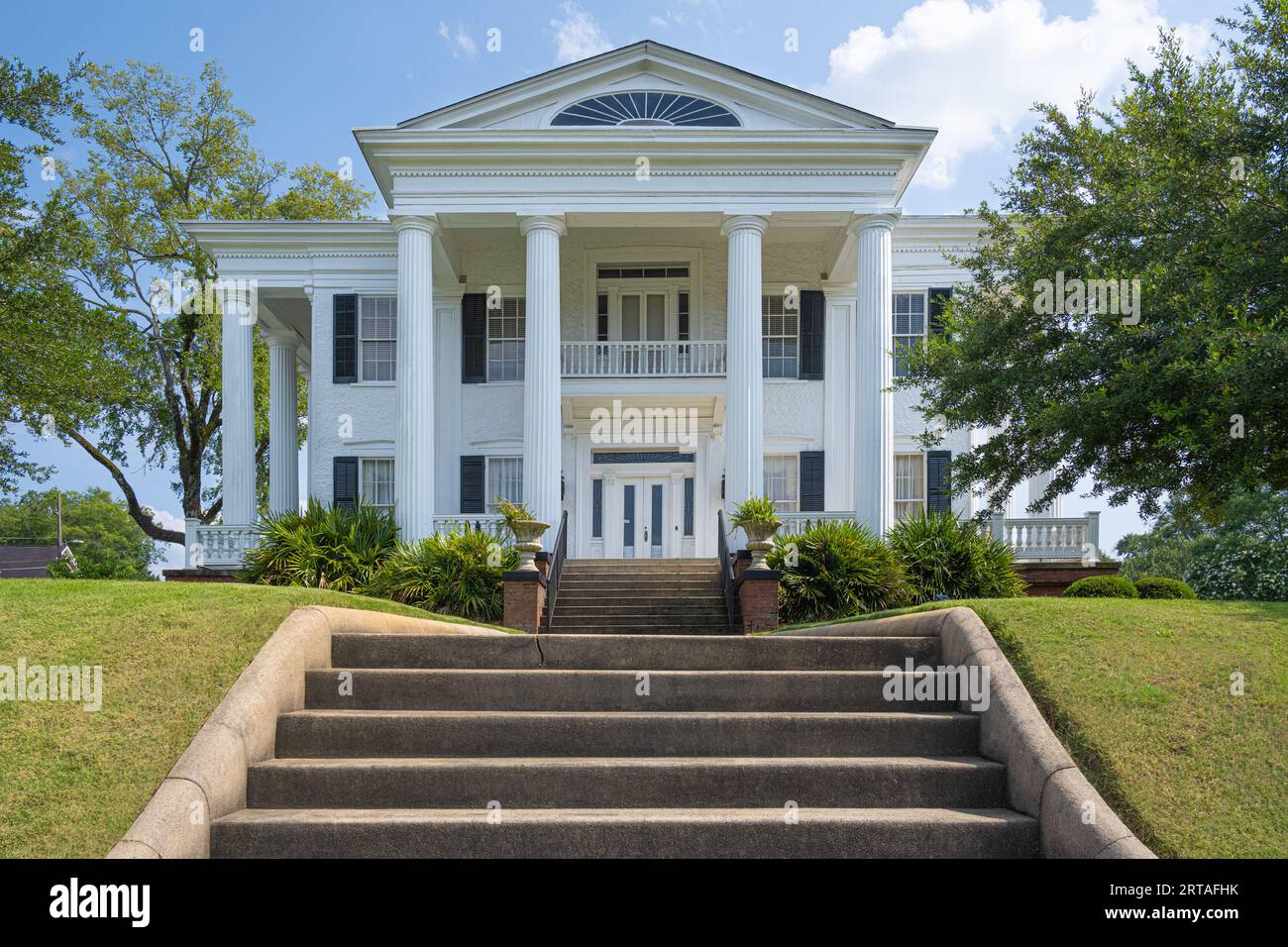 La Wynn House, costruita tra il 1838 e il 1339 in stile revival greco come casa del colonnello William L. Wynn a Columbus, Georgia. (USA) Foto Stock
