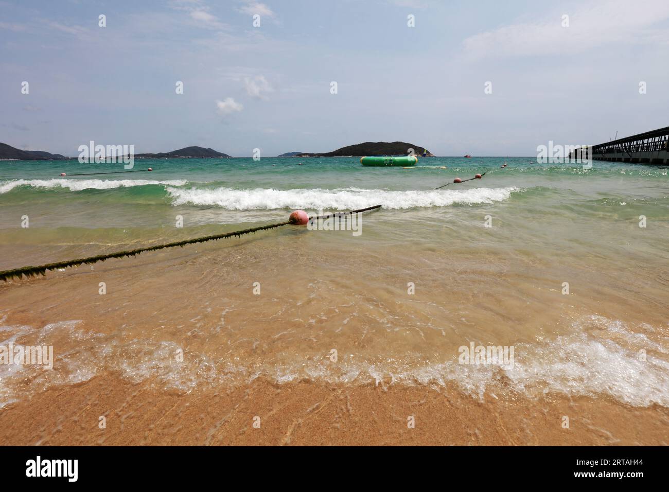 Scenario naturale della baia di Yalong a Sanya Foto Stock