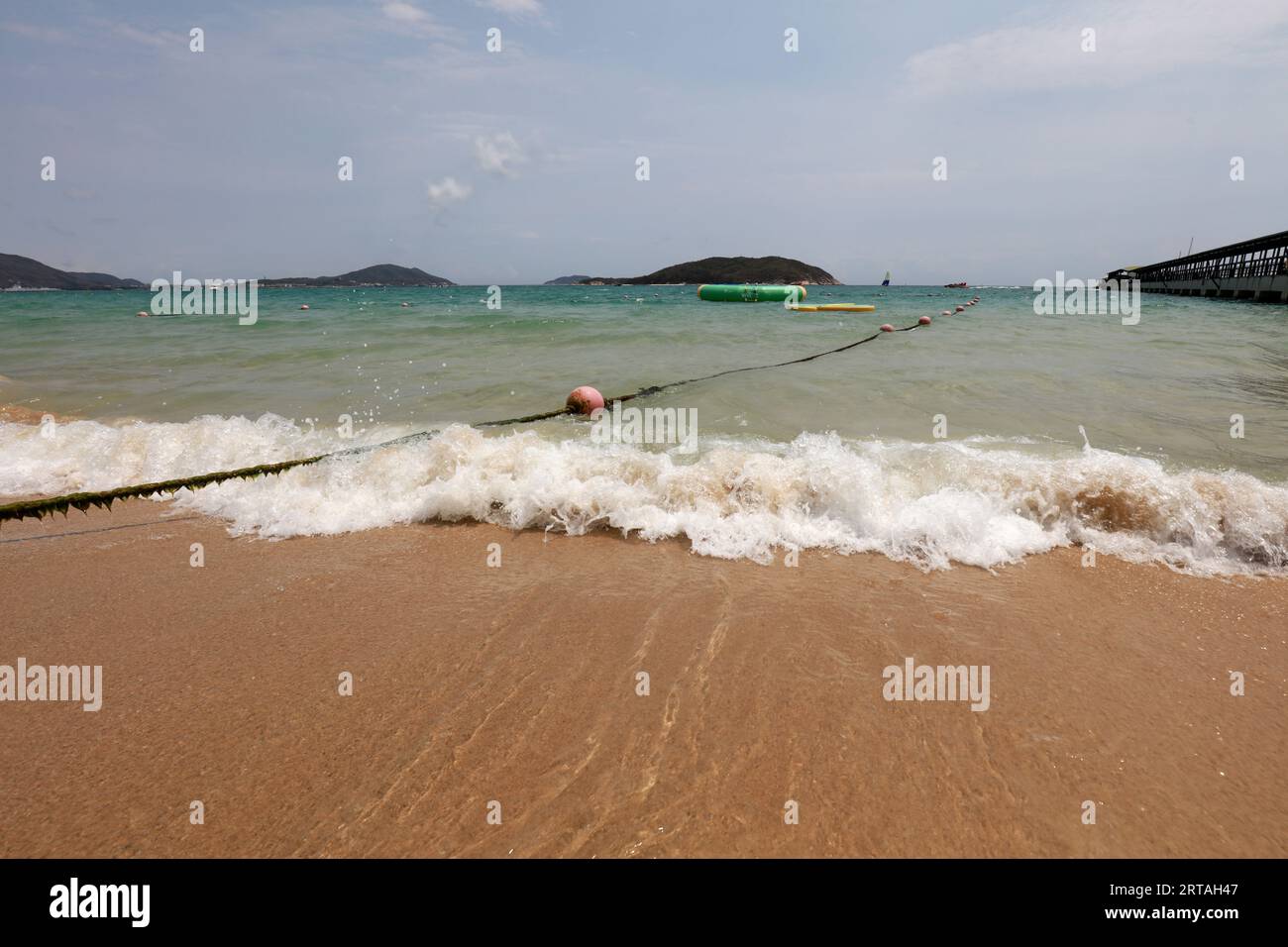 Scenario naturale della baia di Yalong a Sanya Foto Stock