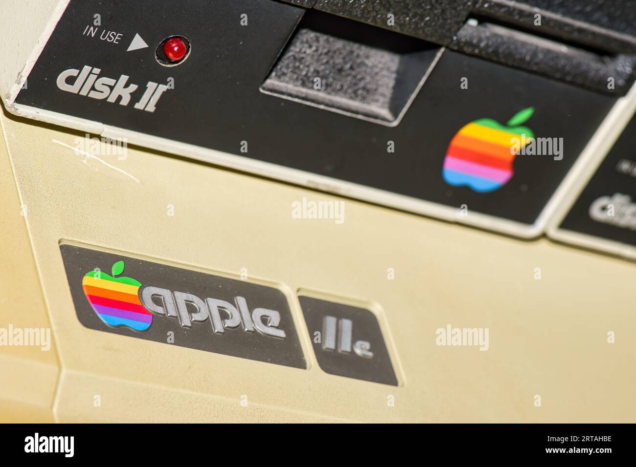 San Pellegrino terme, Italia - 13 gennaio 2013: Computer Apple 2 vintage Foto Stock