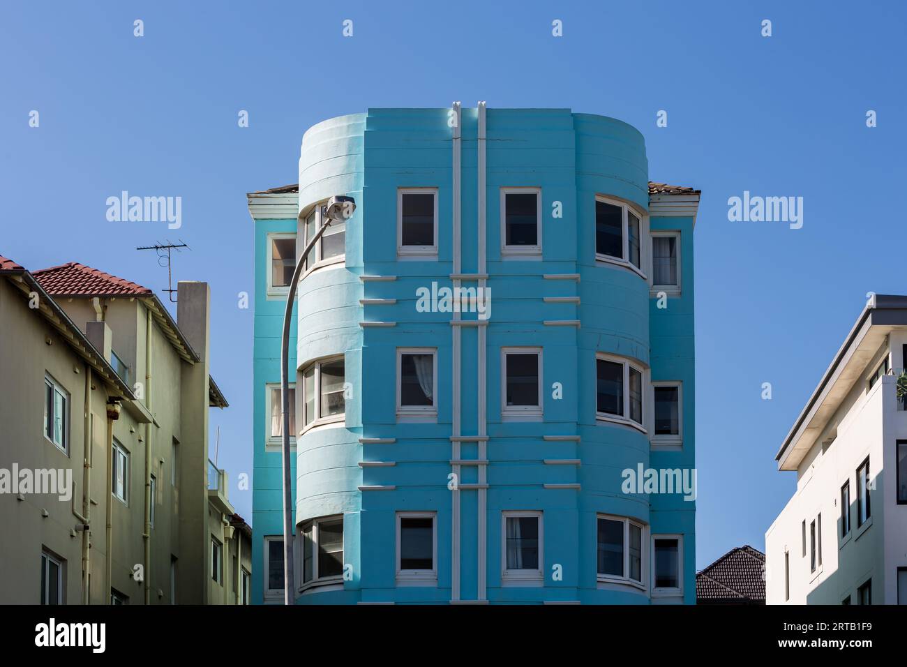 Beach Apartments, Bondi Beach, Sydney, NSW, Australia. Foto Stock