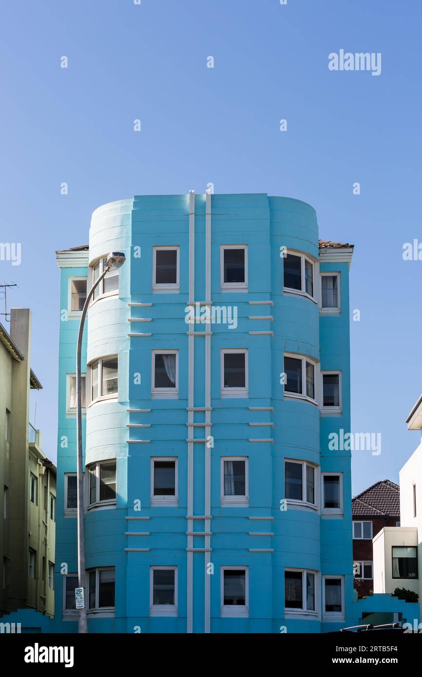 Beach Apartments, Bondi Beach, Sydney, NSW, Australia. Foto Stock