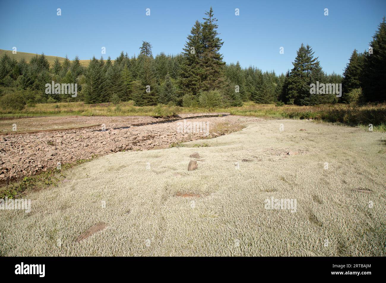 Beacons Reservoir Brycheiniog Brecon Beacons Foto Stock