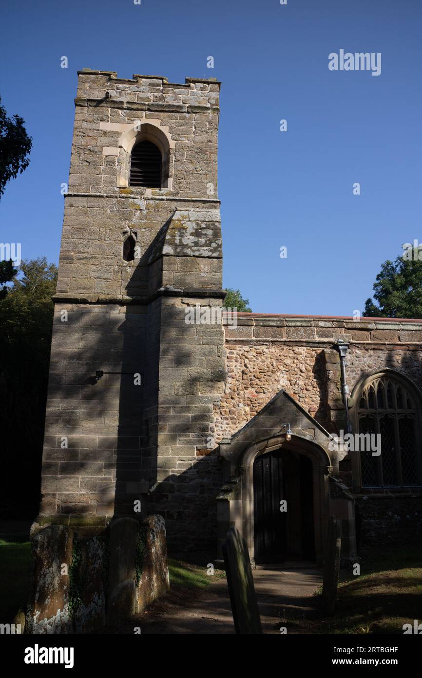 St Thomas's Church, Catthorpe, Leicestershire, Inghilterra, Regno Unito Foto Stock