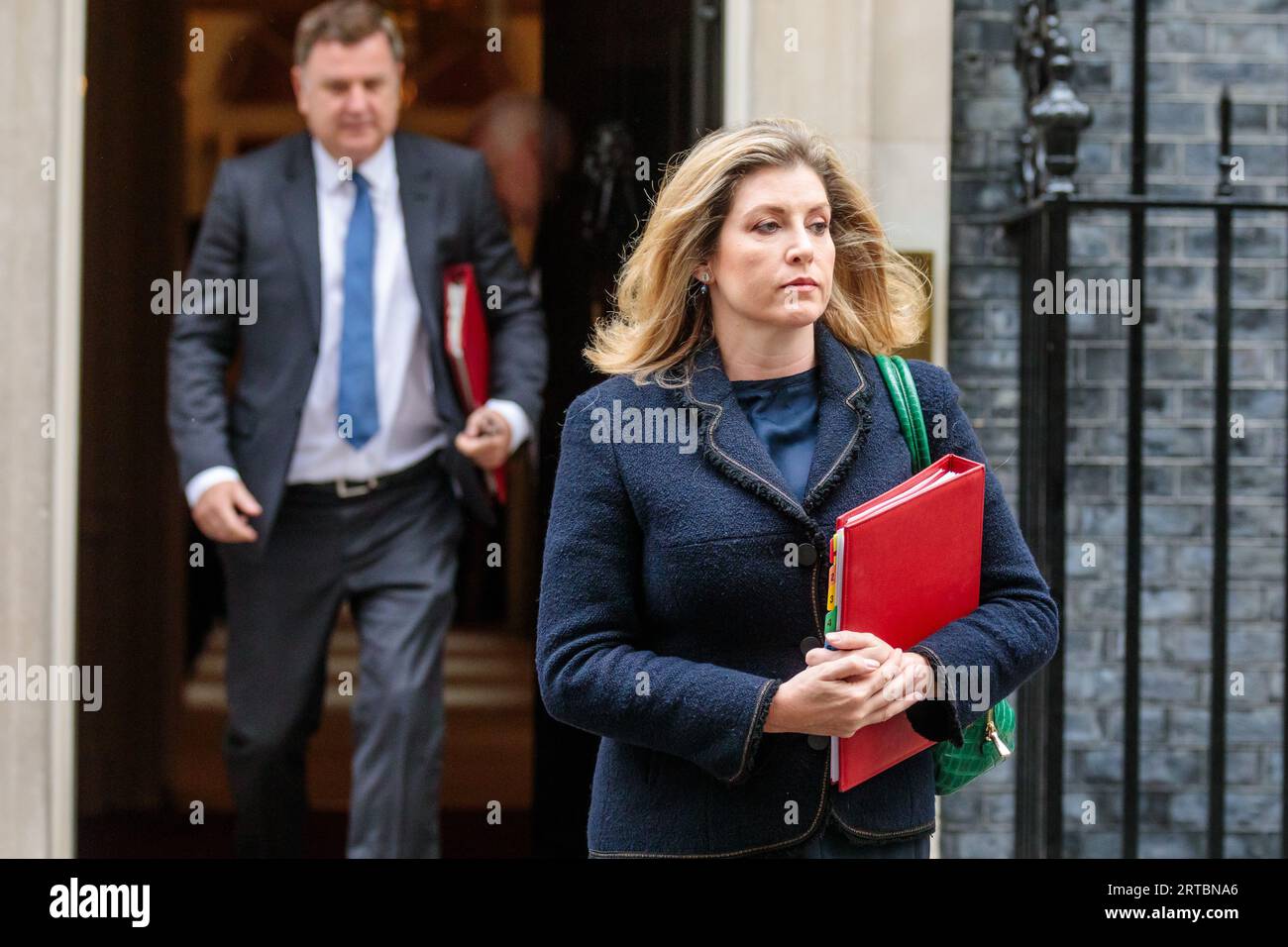 Downing Street, Londra, Regno Unito. 12 settembre 2023. Penny Mordaunt MP, Lord Presidente del Consiglio e leader della camera dei comuni, partecipa alla riunione settimanale del Gabinetto al 10 di Downing Street. Foto di Amanda Rose/Alamy Live News Foto Stock