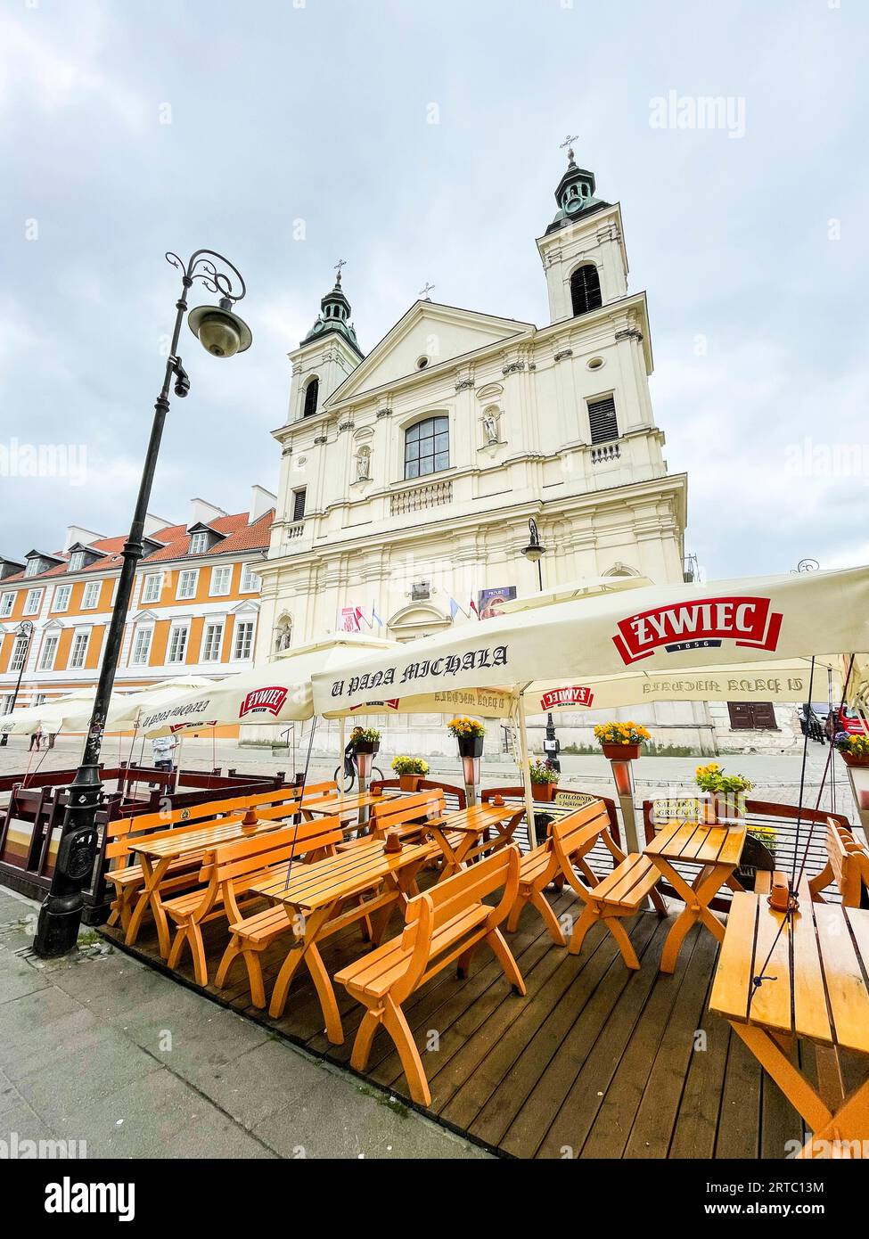 Polonia, Varsavia, Città Vecchia, pub tradizionale Foto Stock