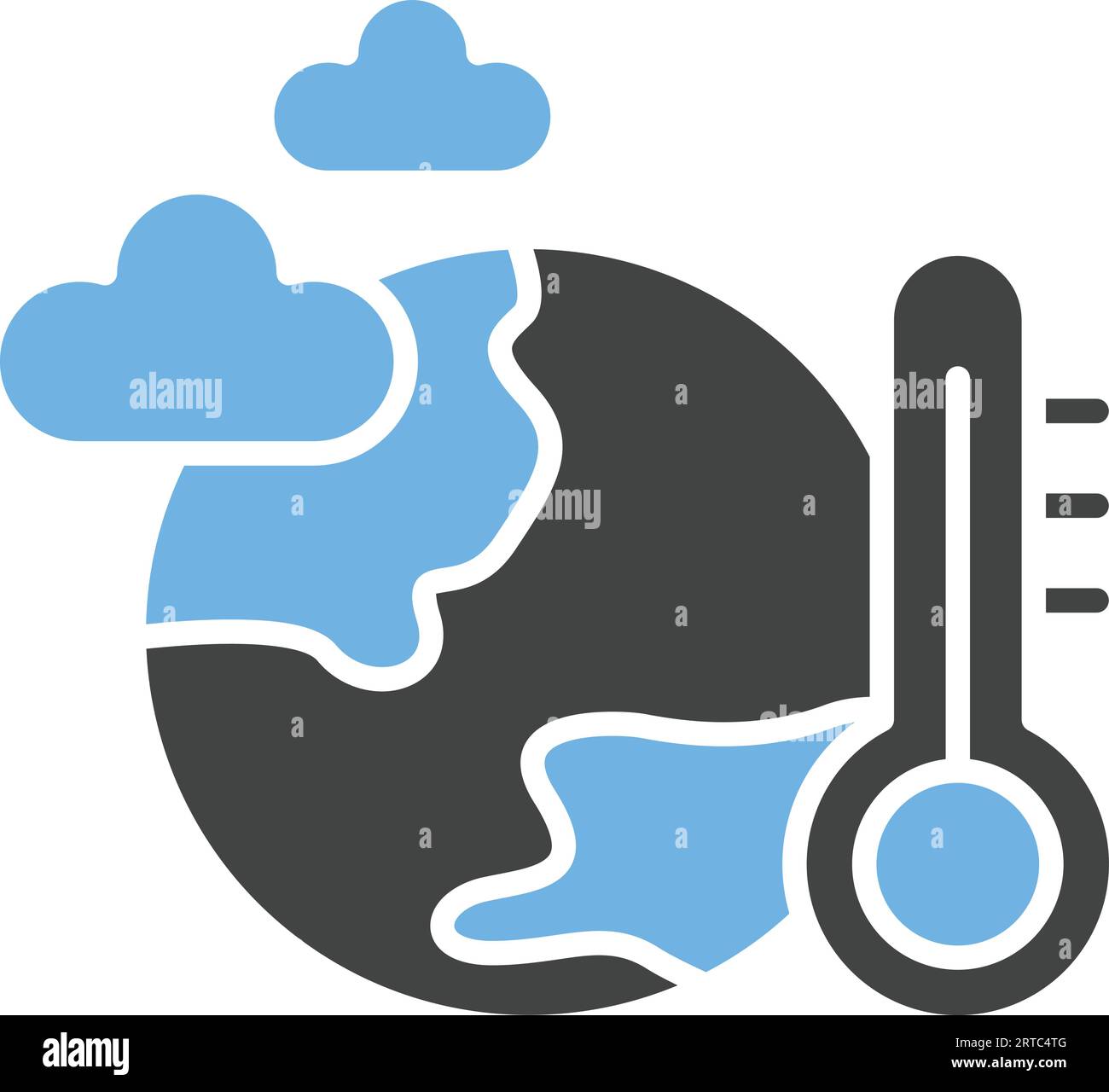 Immagine icona azione per il clima. Illustrazione Vettoriale