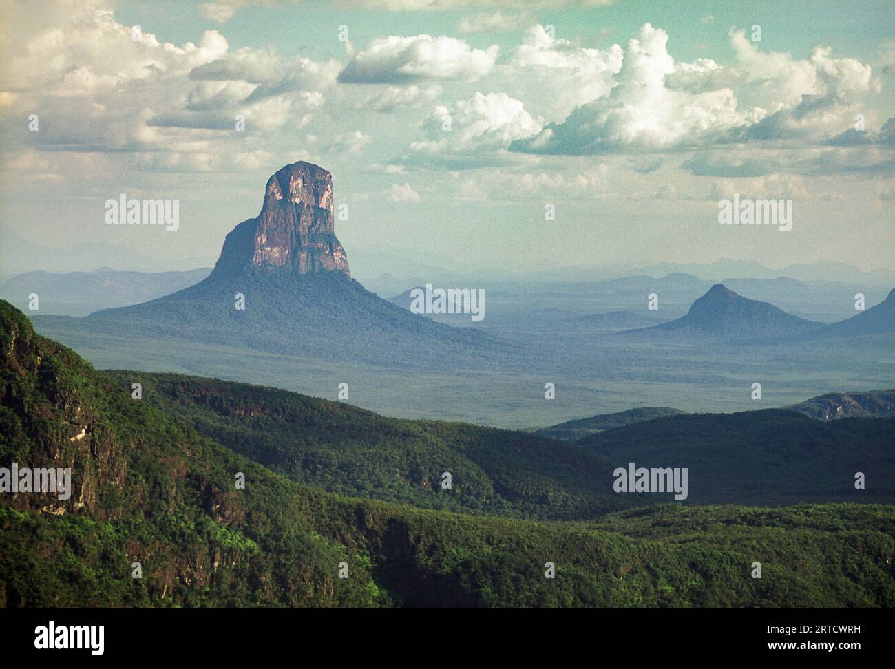 Autana tepuy, Stato di Amazonas, Venezuela Foto Stock