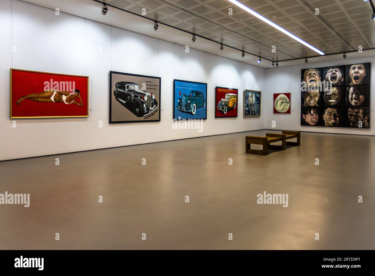 Dipinti al Simon Janashia National Museum of Georgia. Tbilisi, Georgia Foto Stock