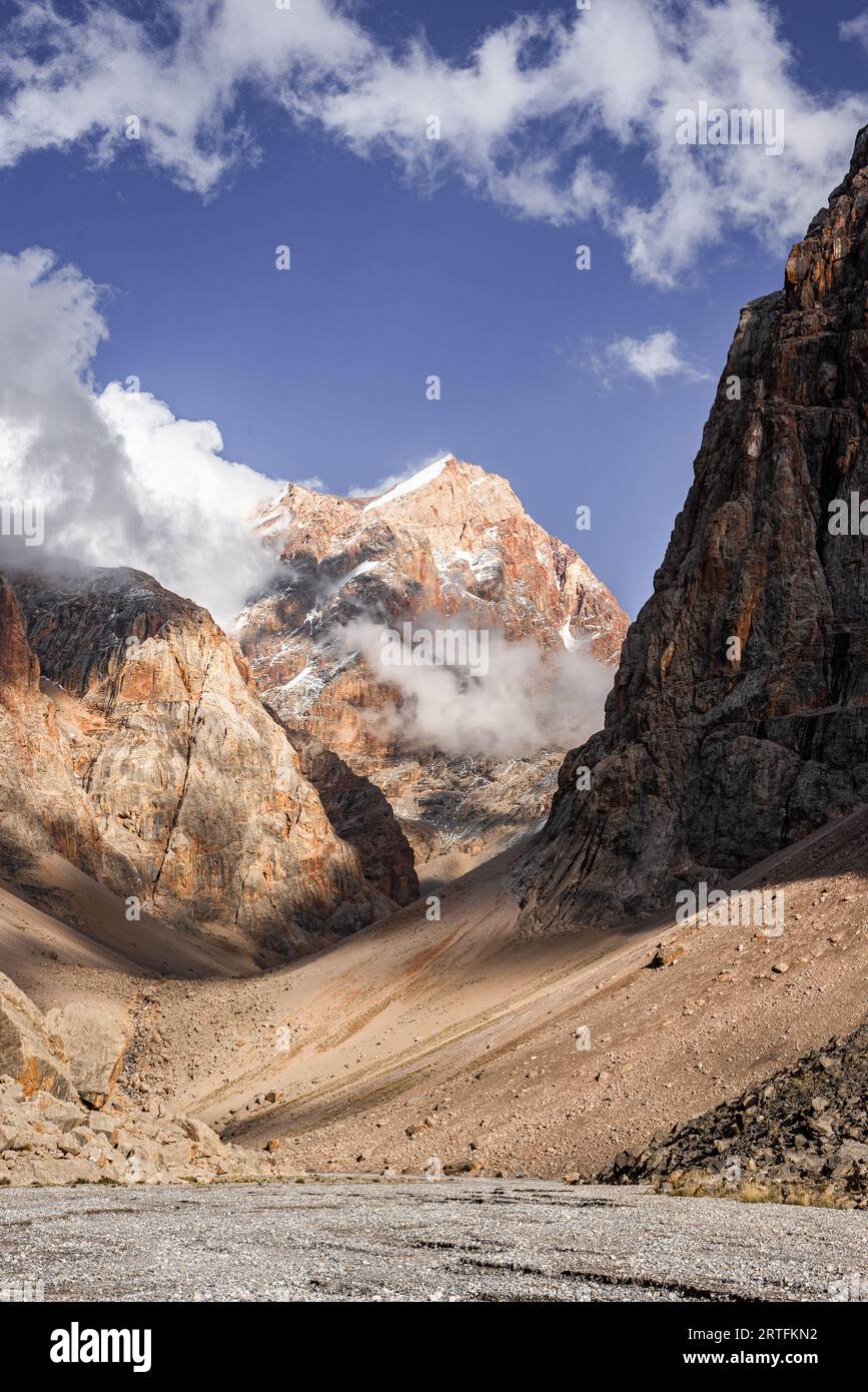 Fann Mountains nel cuore del Tagikistan Foto Stock