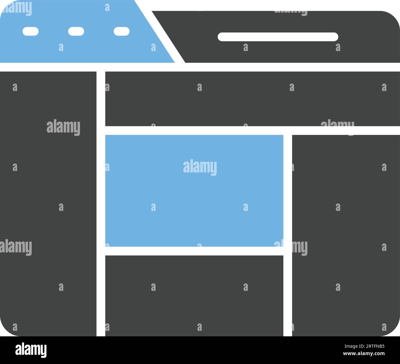 Immagine icona Layout. Illustrazione Vettoriale