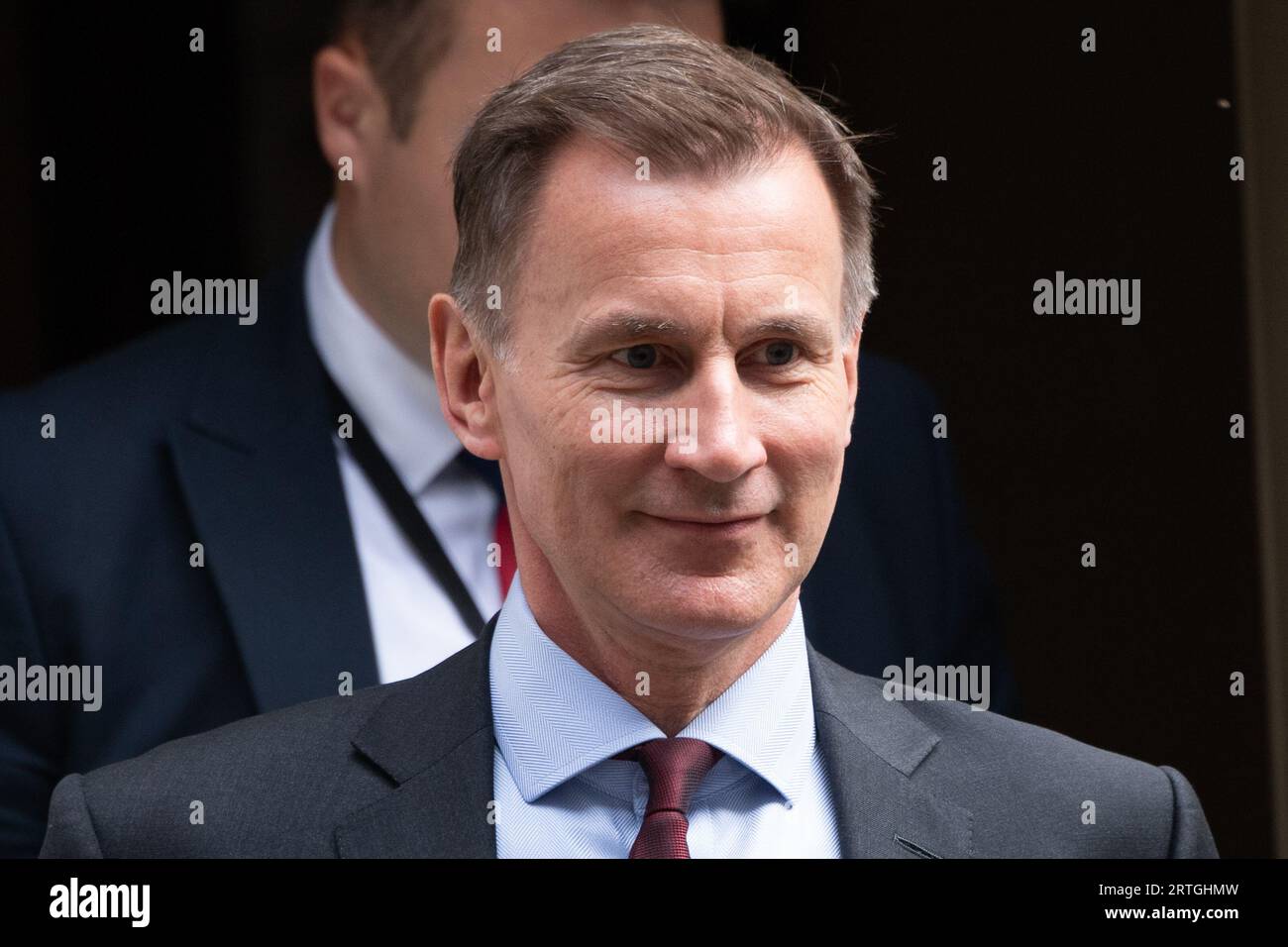 Londra, Regno Unito. 13 settembre 2023. Jeremy Hunt - Cancelliere dello Scacchiere parte da Downing Street. Credito: Justin ng/Alamy Live News. Foto Stock