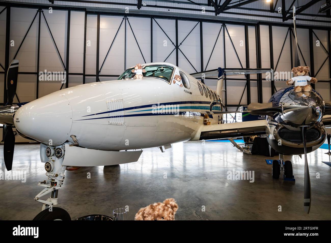 Air Charter Expo 2023 all'aeroporto di Londra Biggin Hill Foto Stock